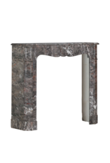 Maison Leon Van den Bogaert Chimenea Pompadour Del Siglo XIX En Mármol Bois Jourdan – Pieza Histórica De París