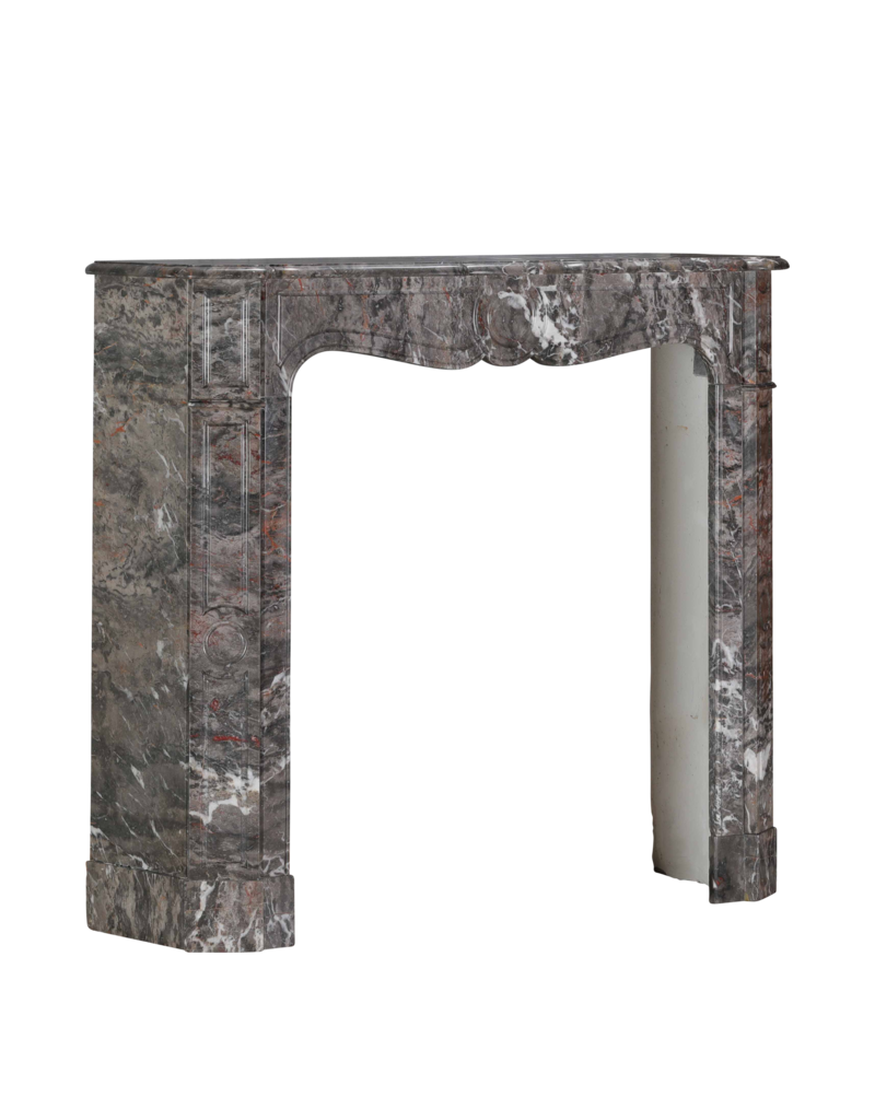 Maison Leon Van den Bogaert Authentieke 19e-Eeuwse Paeijse Pompadour Haard in Zeldzaam Bois Jourdan Marmer