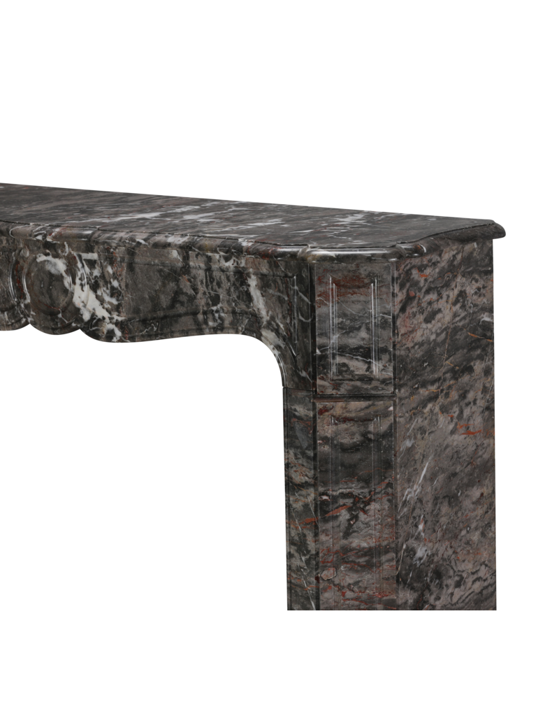 Maison Leon Van den Bogaert Original Pompadour-Kamin aus Bois-Jourdan-Marmor – Pariser Architekturstück