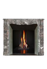 Maison Leon Van den Bogaert Parisian Pompadour Fireplace Surround in Rare French Bois Jourdan Marble