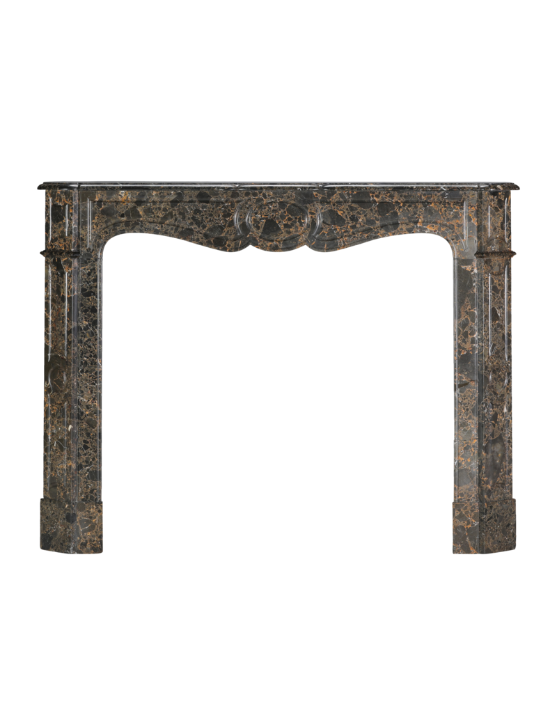 Maison Leon Van den Bogaert Entourage De Cheminée Pompadour En Rare Marbre Portor des Pyrénées