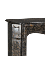 Maison Leon Van den Bogaert Parisian Pompadour Mantelpiece in Rare Portor des Pyrénées Marble