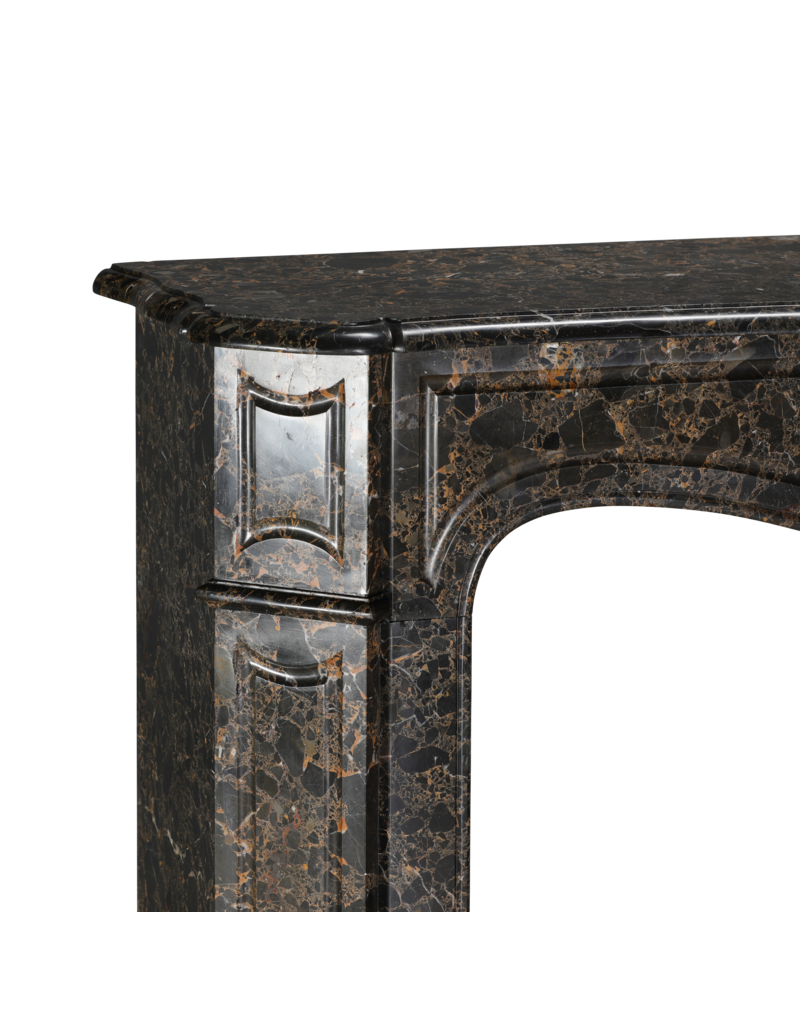 Maison Leon Van den Bogaert Pompadour-Kamin aus Portor des Pyrénées-Marmor | Antiker französischer Kamin | 19. Jahrhundert
