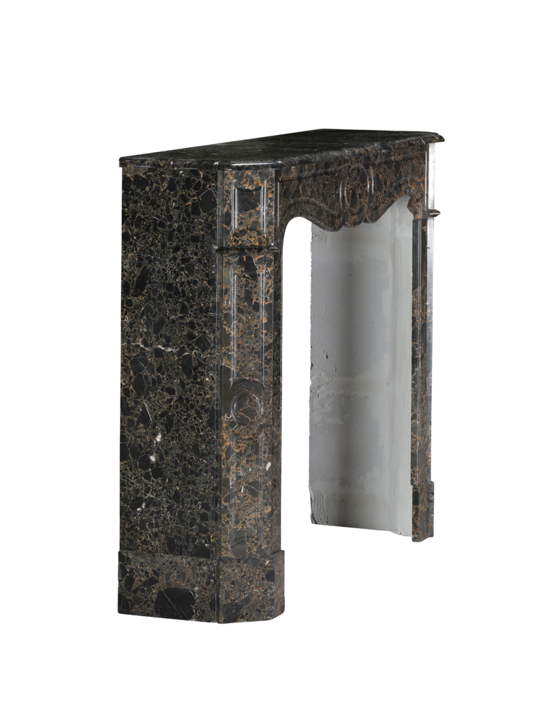 Maison Leon Van den Bogaert Entourage De Cheminée Pompadour En Rare Marbre Portor des Pyrénées