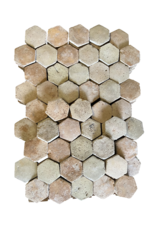 Maison Leon Van den Bogaert Azulejos de terracotta hexagonales franceses antiguos
