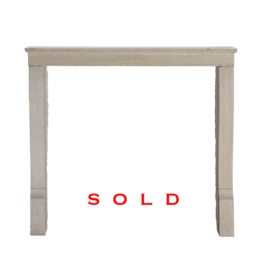 Maison Leon Van den Bogaert Timeless Beige Stone Surround for Modern, Minimalist and Wabi-Sabi Interiors