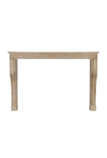 Maison Leon Van den Bogaert Authentic 17th Century French Fireplace Surround in Warm Limestone – A Timeless Alpine Elegance as Seen in Les Fermes de Marie, Megève