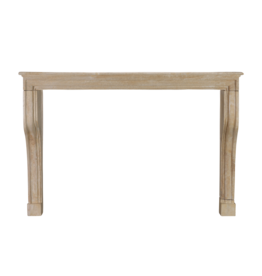Maison Leon Van den Bogaert 17th Century French Limestone Alpine Fireplace Mantel
