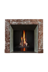 Maison Leon Van den Bogaert Authentische Bolection Kaminumrahmung des 19. Jahrhunderts aus Royal Belgian Brown Marble