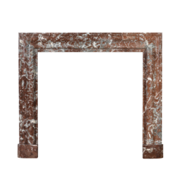 Maison Leon Van den Bogaert Bolection Fireplace Frame In Royal Belgian Brown Marble