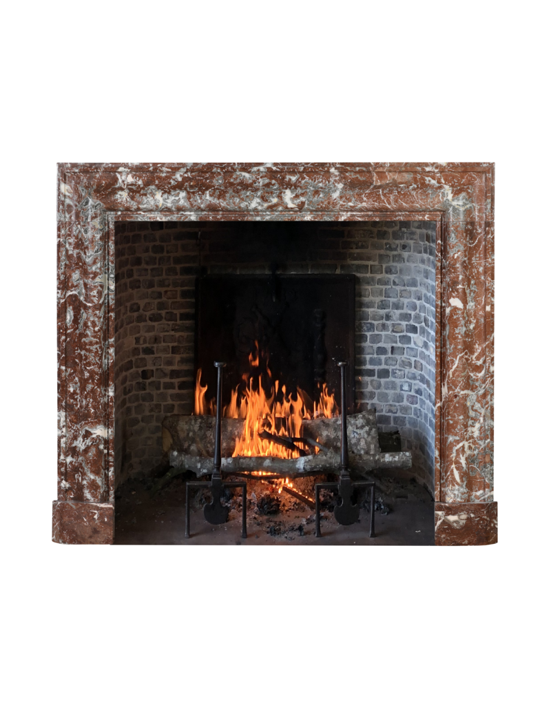 Maison Leon Van den Bogaert Auténtica Chimenea Bolection en Marron Marmol - Modern Designo