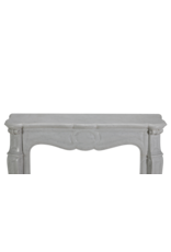 Maison Leon Van den Bogaert Parijse Pompadour Schouw in Wit Marmer - Tijdloos Design