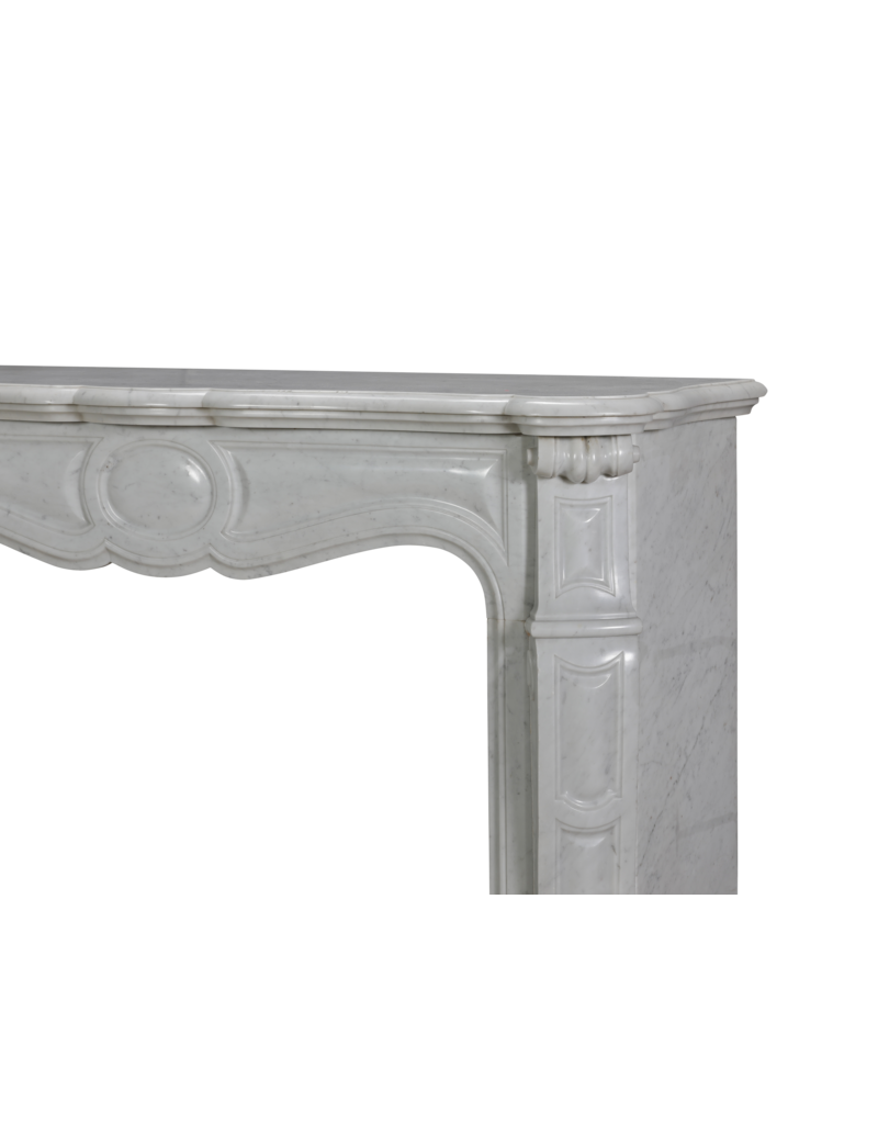 Maison Leon Van den Bogaert Parisian Pompadour Fireplace Surround - 19th Century Timeless Chic Design