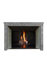 Maison Leon Van den Bogaert Authentic Antique Fireplace Surround in Fossil Stone with Oxidated Surface – Timeless Architectural Mantel