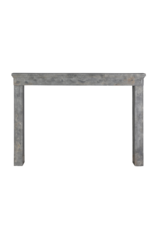 Maison Leon Van den Bogaert Authentic Antique Fireplace Surround in Fossil Stone with Oxidated Surface – Timeless Architectural Mantel