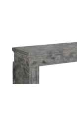 Maison Leon Van den Bogaert Authentic Antique Fireplace Surround in Fossil Stone with Oxidated Surface – Timeless Architectural Mantel