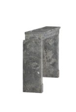 Maison Leon Van den Bogaert Authentic Antique Fireplace Surround in Fossil Stone with Oxidated Surface – Timeless Architectural Mantel