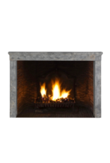 Maison Leon Van den Bogaert Authentic Antique Fireplace Surround in Fossil Stone with Oxidated Surface – Timeless Architectural Mantel