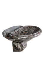 Maison Leon Van den Bogaert Exceptional 18th Century French Wall Fountain in Breccia Marble (Breccia Nouvelle) – Rare Antique Marble Font / Sink for Luxury Bespoke Interiors