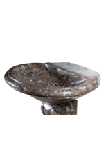 Maison Leon Van den Bogaert Exceptional 18th Century French Wall Fountain in Breccia Marble (Breccia Nouvelle) – Rare Antique Marble Font / Sink for Luxury Bespoke Interiors