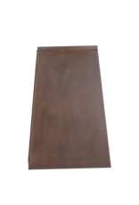 Iron Pedestal – Sculptural Tapered Pyramid/Obelisk Plinth with Warm Natural Rust Patina for Sculpture, Vase or Art Object