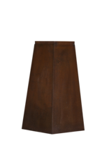 Iron Pedestal – Sculptural Tapered Pyramid/Obelisk Plinth with Warm Natural Rust Patina for Sculpture, Vase or Art Object