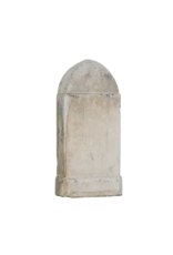 Authentic 19th Century Gothic Revival Limestone Wall Fountain Backplate / Neo-Gothic Pointed Arch Architectural Wall Panel – Antique Garden & Courtyard Feature