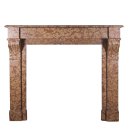 Small French Antique Marble Fireplace Surround