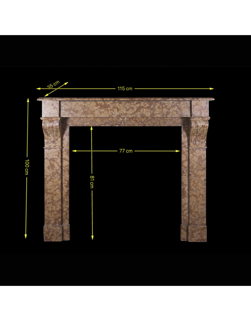 Fine French Classic Fireplace In Marble