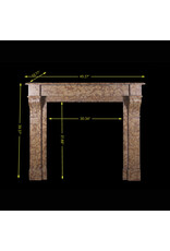 Fine French Classic Fireplace In Marble