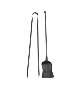 Set d’Outils de Cheminée Antique – Pelle & Pince