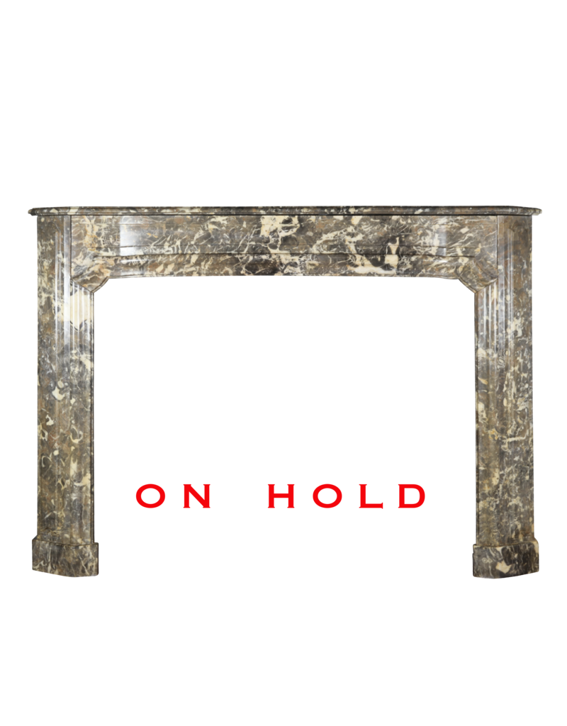 Cheminée Antique En Marbre Belge Du 18Ème Siècle