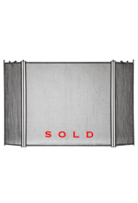 Écran De Cheminée Avec Patine  Noir