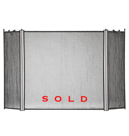 Haardscherm Met Zwart Patina