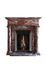 Maison Leon Van den Bogaert Stately Marble Mansion Fireplace Surround