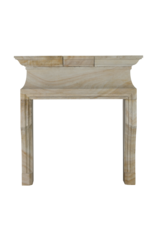 Maison Leon Van den Bogaert Antique Fireplaces & Vintage Architectural Elements Classic French Louis XIV Limestone Fireplace Mantel (20th Century) – Sculptural Minimal Design for Luxury Living | Authentic Chimney Piece