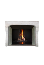 Elegant French Limestone Fireplace Surround