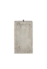 Maison Leon Van den Bogaert Authentic 19th Century French Limestone Kubus Pedestal – Sculptural Architectural Block for Interior & Garden Display