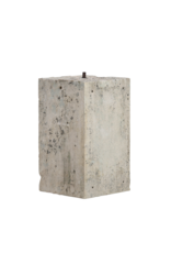 Maison Leon Van den Bogaert Authentic 19th Century French Limestone Kubus Pedestal – Sculptural Architectural Block for Interior & Garden Display