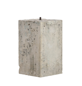 19th Century French Limestone Kubus Pedestal