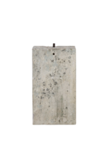 Maison Leon Van den Bogaert Authentic 19th Century French Limestone Kubus Pedestal – Sculptural Architectural Block for Interior & Garden Display