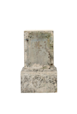 Maison Leon Van den Bogaert Authentischer französischer Kalkstein-Sockel aus dem 19. Jahrhundert mit skulpturalem Sockel – Antikes Architekturelement