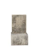 Maison Leon Van den Bogaert Authentic 19th Century French Limestone Pedestal with Sculptural Base – Antique Architectural Element for Interior & Garden Display