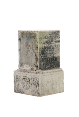 Maison Leon Van den Bogaert Authentic 19th Century French Limestone Pedestal with Sculptural Base – Antique Architectural Element for Interior & Garden Display