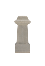 Maison Leon Van den Bogaert Socle Authentique en Pierre Française du XIXe Siècle – Élément Sculptural avec Centre en Forme d’Obélisque