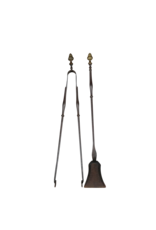Maison Leon Van den Bogaert Antique French Fireplace Tools Set