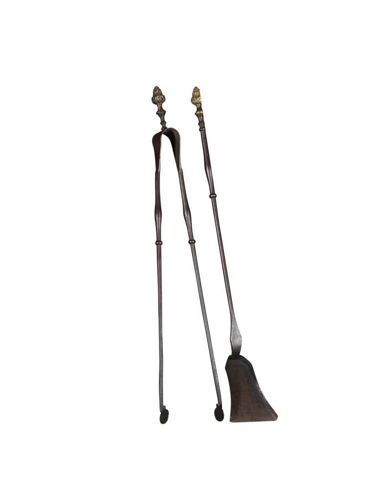 Antiker Französisches Kaminbesteckset