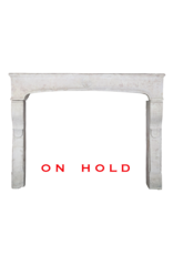 Elegant French Limestone Fireplace Surround