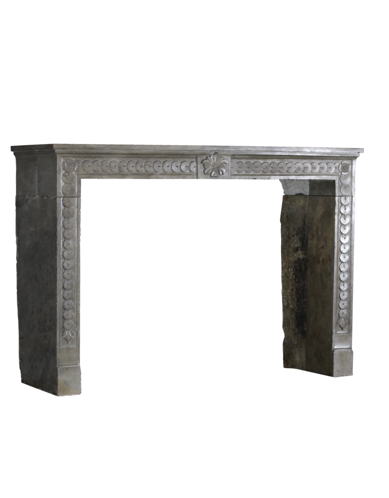 Maison Leon Van den Bogaert Antique Fireplaces & Vintage Architectural Elements Franse Statement Open Haard In Groenachtige Steen