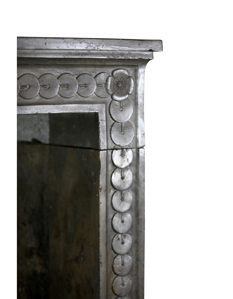 Maison Leon Van den Bogaert Antique Fireplaces & Vintage Architectural Elements Franse Statement Open Haard In Groenachtige Steen